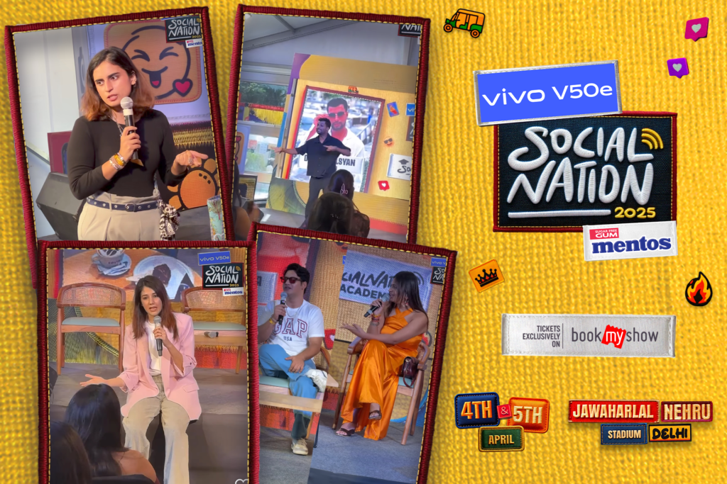 03 - Social Nation vivo V50e, Social Nation 2025, Neha Doodles, Yashvi Bagga, Khushaal Pawaar, Monica Malik, Deepak Tulsyan, workshops, dancing workshop, doodling session, content creator event, social media creators, mentos, finance workshop, digital creativity, influencer workshops, creator learning, creator education, art and finance, creative sessions, trending creators, content creation, social media tips, interactive workshops, digital learning, community learning, mentor sessions, creator bootcamp, doodle artists, finance creators, dance influencers