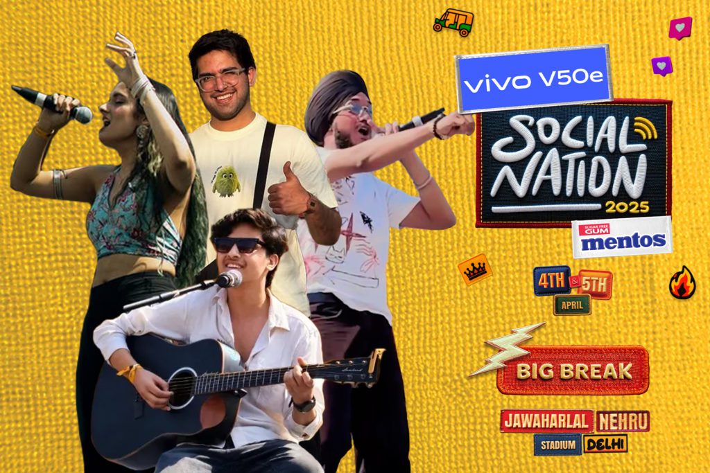 social nation, big break, digital creators, creator festival, social nation 2025, talent hunt, rising artists, main stage, delhi events, youth talent, content creators, live performances, india creators, music festival, gen z talent, social nation delhi, creator culture, viral talent, performance stage, creator spotlight